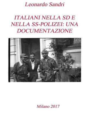 cover image of Italiani nella SD e nella Polizei--Una documentazione